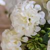 Artificial Decorative Hydrangea Flower 30cm Faux Flower Branch for Wedding Parties Home Garden Red