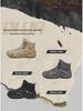 Men's Waterproof Non-Slip Lightweight Mid-Cut Hiking Shoes - All-Season, Breathable, and Wear-Resistant.