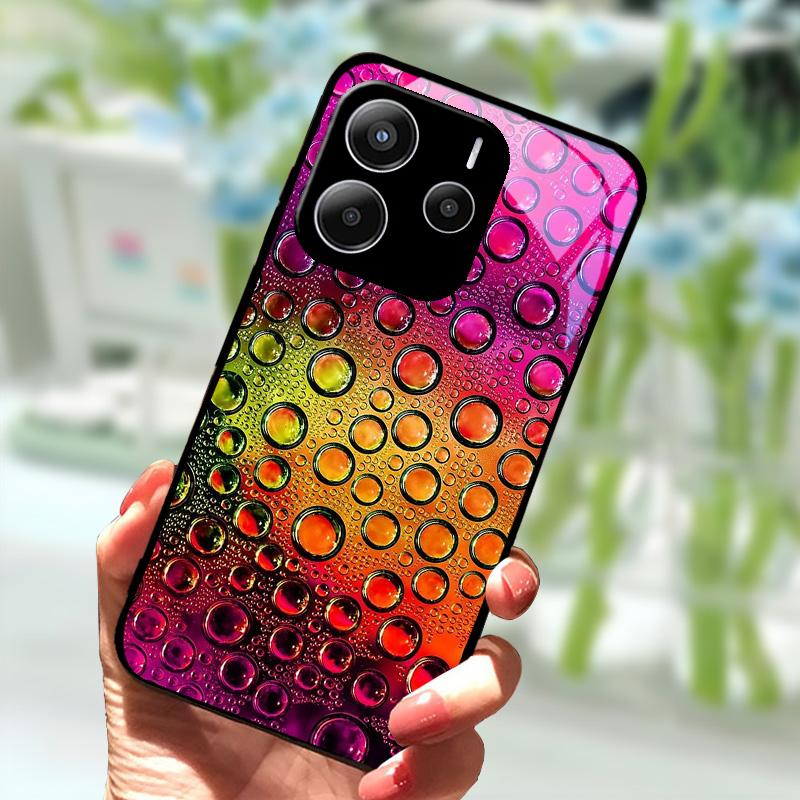Coque For Redmi Note14 Glass Case 14 Pro 4G 5G New Popular Tempered Glass  Phone Cover For Redmi Note 14 Pro+ 5G Protector Cases