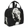 Pop Art Zlatý Warholův svačinový box Opakovaně použitelný Vodotěsný Termo chladící Jídlo Zlatá Dívka Monroe Izolovaná svačinová taška pro Ženy Pracovní tašky