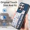 For Xiaomi 15T Leather Phone Cover with RFID Blocking Zipper Card Bag Kickstand