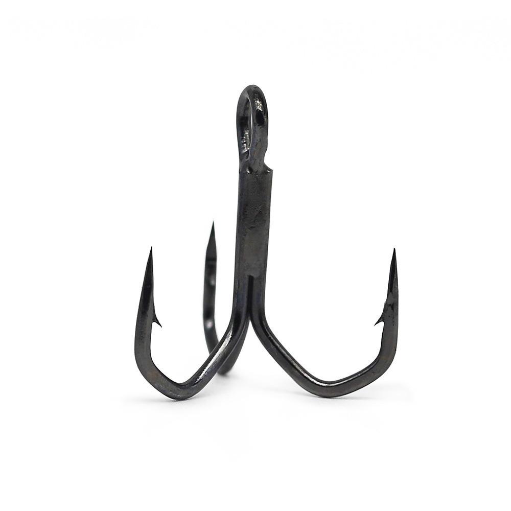 10pcs Size 1-16 Fishing Lure Hooks Black Color Bass Hooks 2026 Bend Bold Fishing Hook Bass Fishing 6#