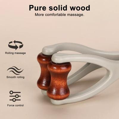 Hand Massage Tool for Finger Palm Portable Acupressure Massager Dual-Sided Stone Massage Roller Tool for Home Office Travel