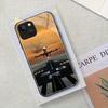 Airplane Festival Dazzling Print Glass Phone Case For iPhone 16 17 Pro Max 11 12 13 14 15 Pro 16E 17Air 7 8 Plus XR XS X Cover