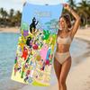 Customizable personalized beach towels Barbapapa themed designs.Suitable for the beach, yoga, sports;ideal as beach accessories