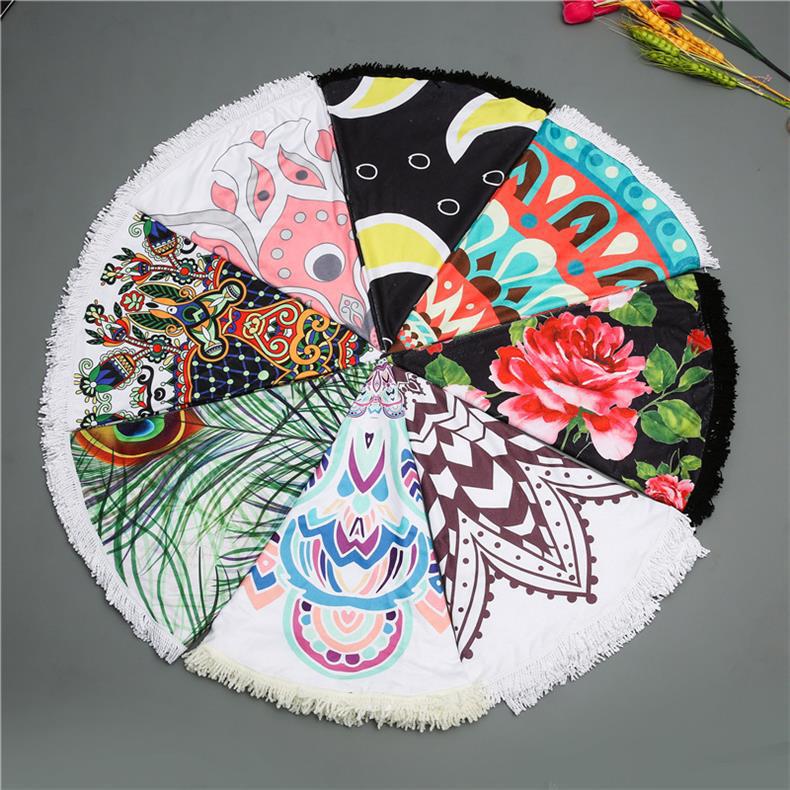 Seria Flamingi Ultra-Delikatne Włókno Ręcznik Plażowy i Mata Wewnętrzna/Zewnętrzna