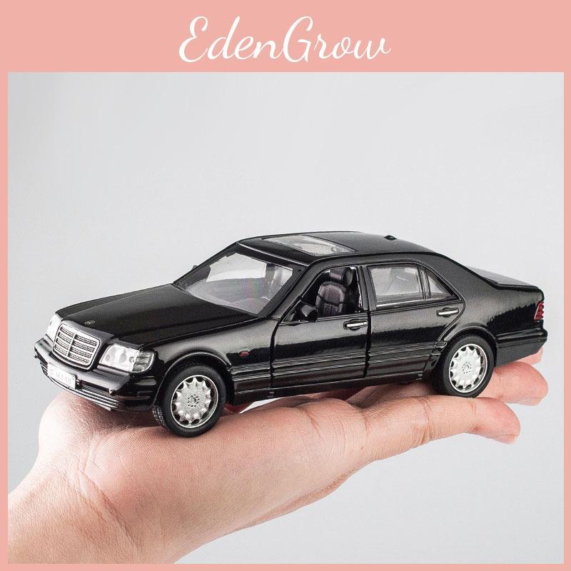 132 Benz W140 Classical Toy Car Model Diecast Alloy Cars With Sound Light Gift