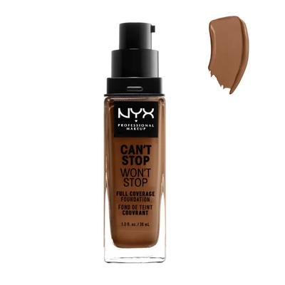 Fondotinta a Copertura Totale Nyx Can not Stop Wont Stop Cappucciono 30ml