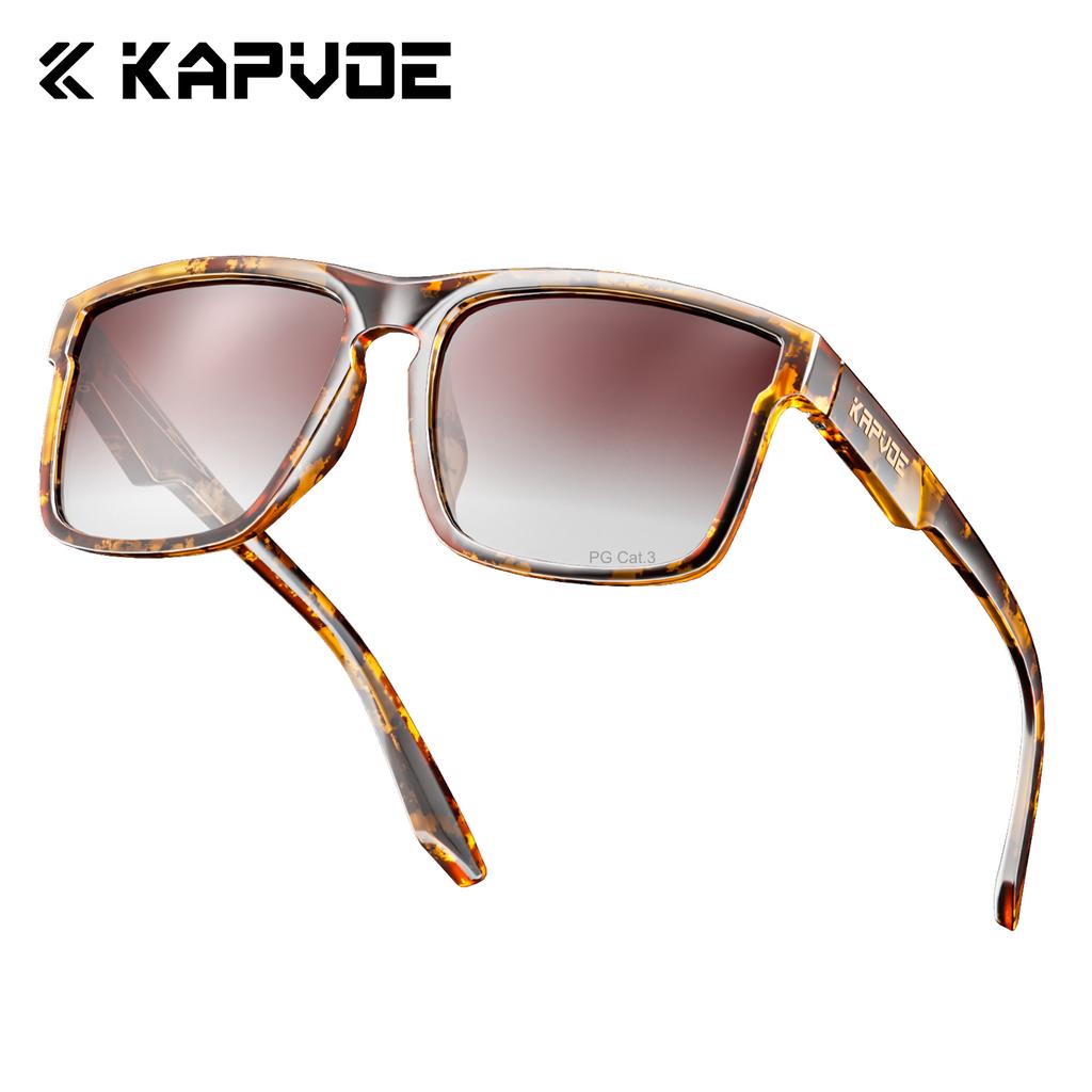 Kapvoe Polarized Sunglasses Fashion Glasses Men UV400 Sun Glasses for Women Cycling Fishing Driving HD Lens Outdoor TR90 Eyewear