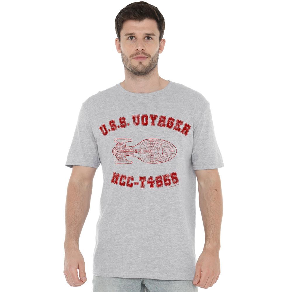 Star Trek Mens Voyager Athletic T-Shirt