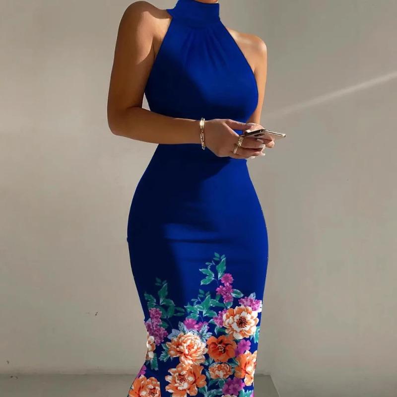 New Printed Sleeveless Dress