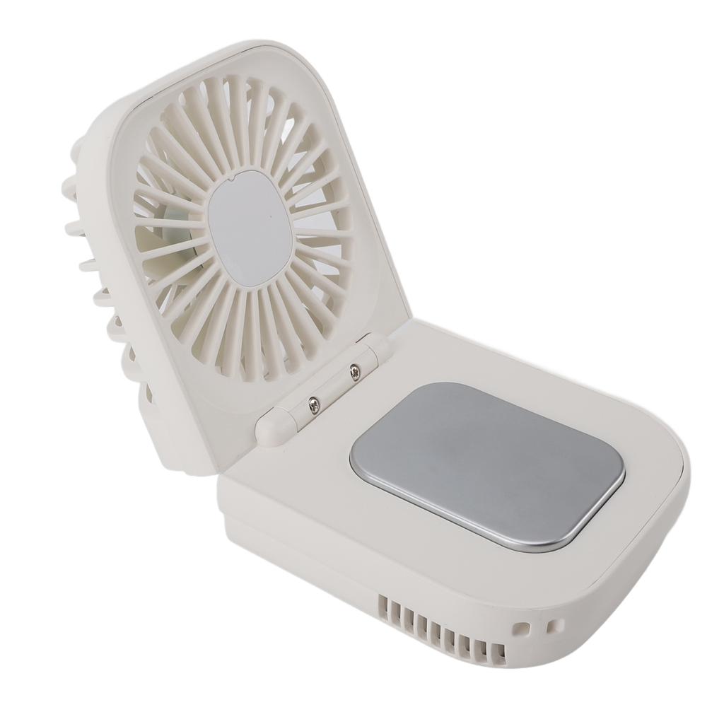 Hand Held Cooling Fan USB Charging 2000mAh Foldable Semiconductor Mini Handheld Fan for Desk