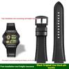 For Casio small square AE1200/1300/1500 SGW-300/400 W-218 men's original genuine leather watch strap accessories