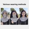 Sunscreen Face Guard Arm Sleeves Set Cooling Elasticity UV Protection Summer Outdoor Activities Face Guard Arm Cover Set