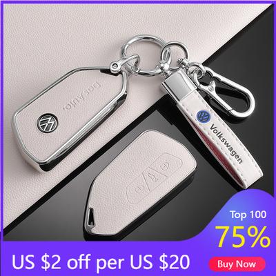 VW GTI GOLF 2026 Hot For VW VOLKSWAGEN Leather Car Remote Key Case Cover Bag Protector Shell Holder For VW Volkseagen Golf 8 MK8