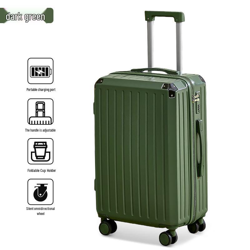Mother-Daughter Set: Universal Wheel Travel Suitcase with 28-Inch & 20-Inch Trolley Cases, Large Capacity, with Security Code Lock