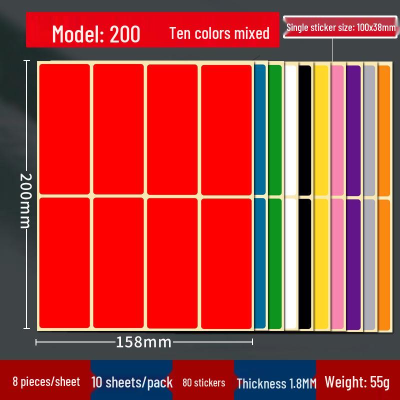 Mixed Color Round Dot Sticker Labels - Available in 10, 16, and 20 Vibrant Colors