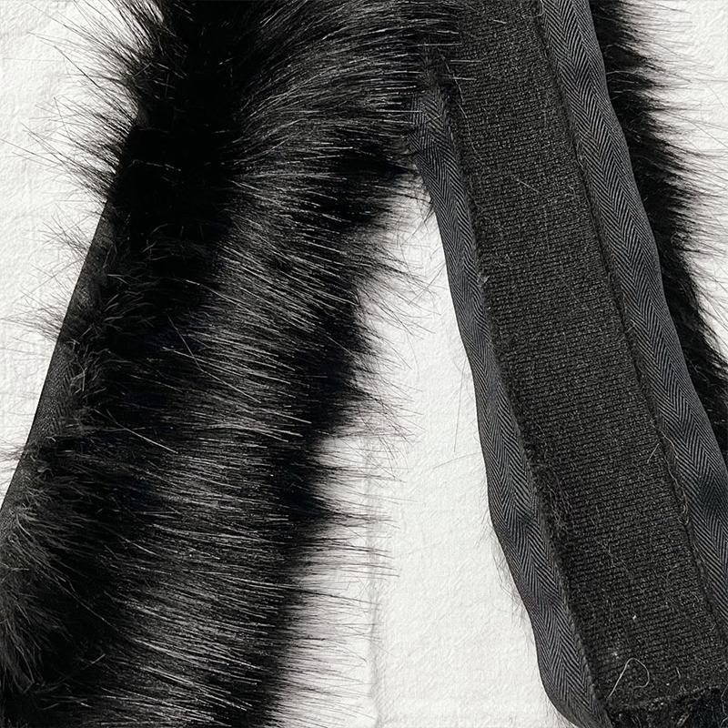 

1M Imitation Raccoon Dog Hair Wool Faux Fox Fur Collar Craft Strips Lace Autumn Winter Clothing Accessories Scarf Hat Coat Edge 1m