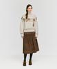 DEPOUND Snowflake Jacquard Knit Pullover [Oatmeal]