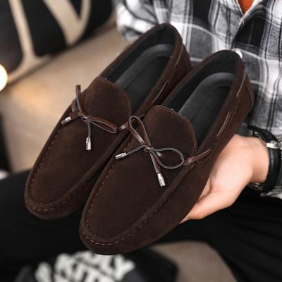 Spring and Summer Casual Shoes Trendy Shoes Men's Doudou Shoes Men's Lazy Shoes Overfitting Trend One-pedal Men's Shoes Cloth Shoes
