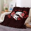 2026 New Model Cartoon B-Bettyy-Boopp  Blanket Flannel Sofa Bed Warm Plush Office  Comfortable Portable Gift Picnic Blanket
