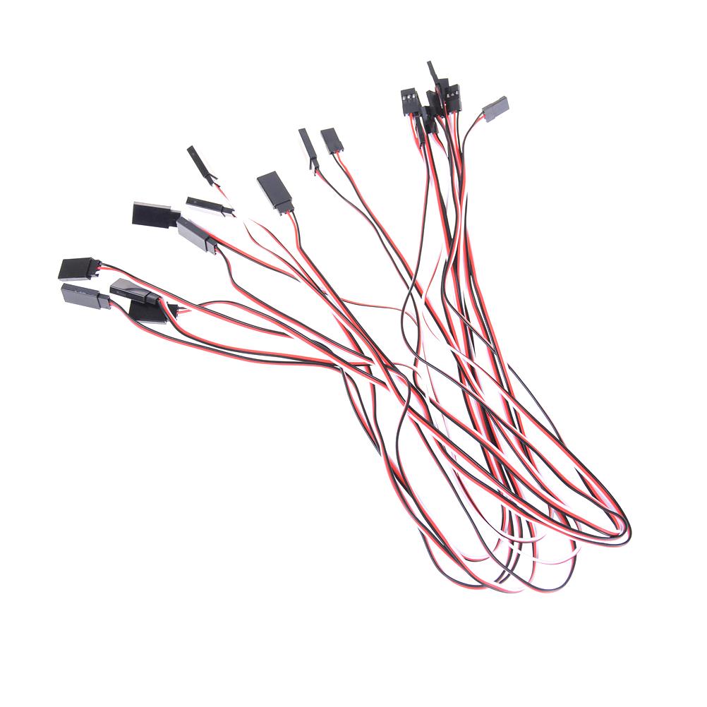 10 Stück 50cm Servo-Verlängerungskabel Kabel Anschlusskabel Jr 50cm 26AWG