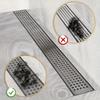 Self-adhesive Bathroom Drain Hair Filter Mesh Stickers - 200cm/78.7 Inch Roll, Suitable for Any Drain