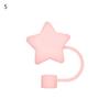 1PC Creative Reusable Silicone Straw Plug Splash Proof Drinking Dust Cap Dust-proof Straw Tips Cover Cup Accessory Kitchen Tool