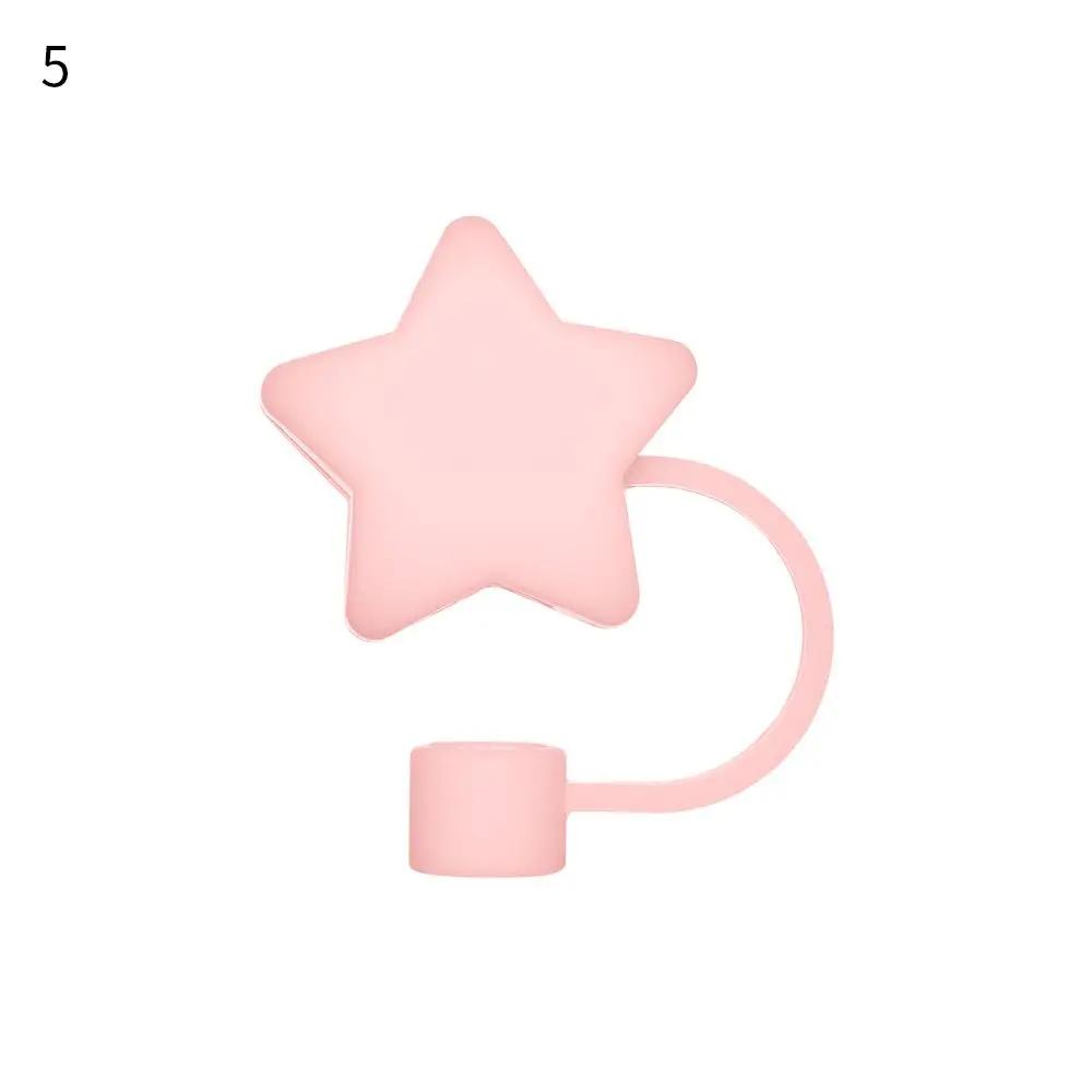 1PC Creative Reusable Silicone Straw Plug Splash Proof Drinking Dust Cap Dust-proof Straw Tips Cover Cup Accessory Kitchen Tool