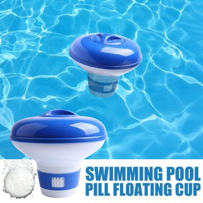 Pool Chlorine Dispenser Floating Chlorine Tablet Holder Adjustable Release Chemical Feeder