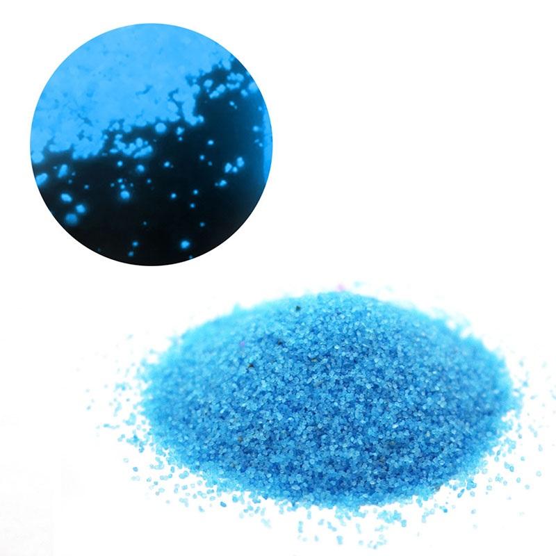1 Beutel Leuchtpartikel Sand Bunt Fluoreszierendes Leuchtpulver Leuchtet im Dunkeln Haus Weihnachtsfeier Dekoration DIY Dekorationen