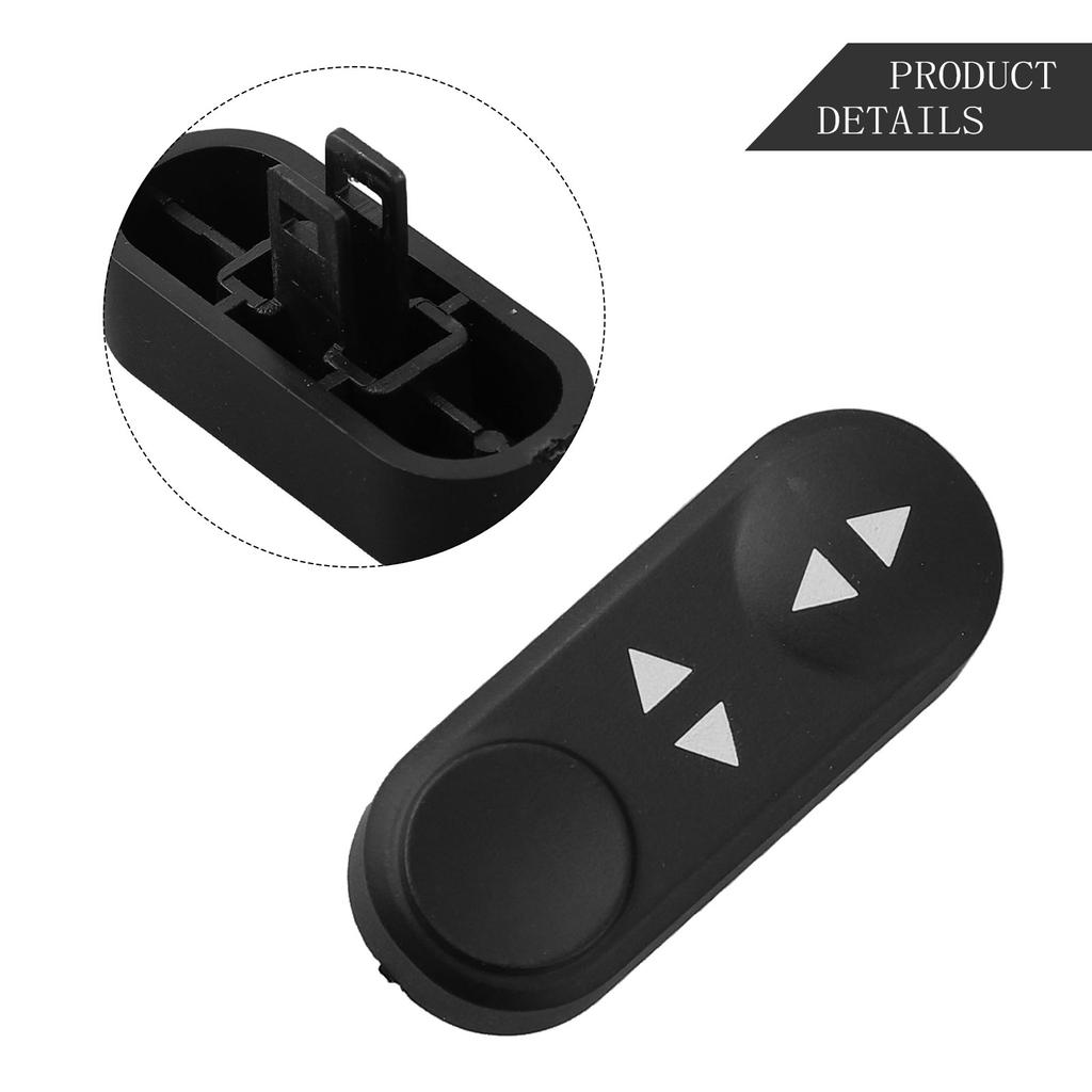 Enhance the Aesthetics with this Black Seat Back Adjustment Switch Button for Maserati For GranTurismo 2004 2011