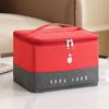 High-Capacity Portable First Aid & Medicine Bag for Home and Travel