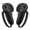Handle Covers 2Pcs VR Controller Cases Uninterrupted Signal Anti-shock Tasteless Anti-fall Textured Surface Sleeves Protective Silicone for Mata Quest