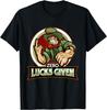 Funny Leprechaun Saint Patricks Day Humor Zero Lucks Given T-Shirt