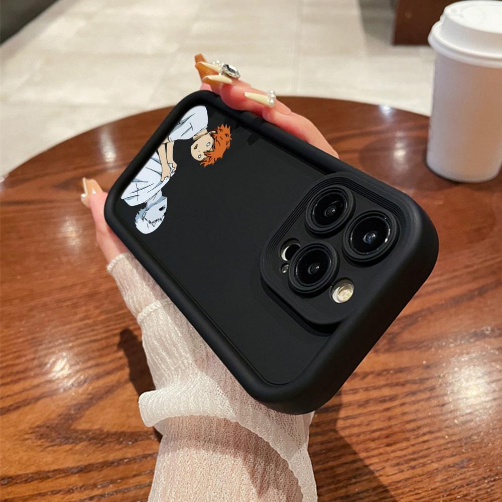 N69 Anime Haikyuu X Reader art Мягкие чехлы для телефонов с ангельскими глазками — фото 3