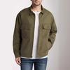 Spring and Autumn Men's Lapel Fashion Jacket Tooling Wind Jacket Zipper Cardigan