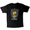 Five Finger Death Punch Kids T Shirt Trouble Official Black Ages 5-14 Yrs XXL
