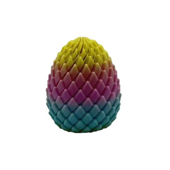 3D Printed Twisting Egg Toy Stress Relief Spiral Easter Egg Toy Dragon Egg Office Desk Fidget Toy Easter Basket Stuffers Party Favors