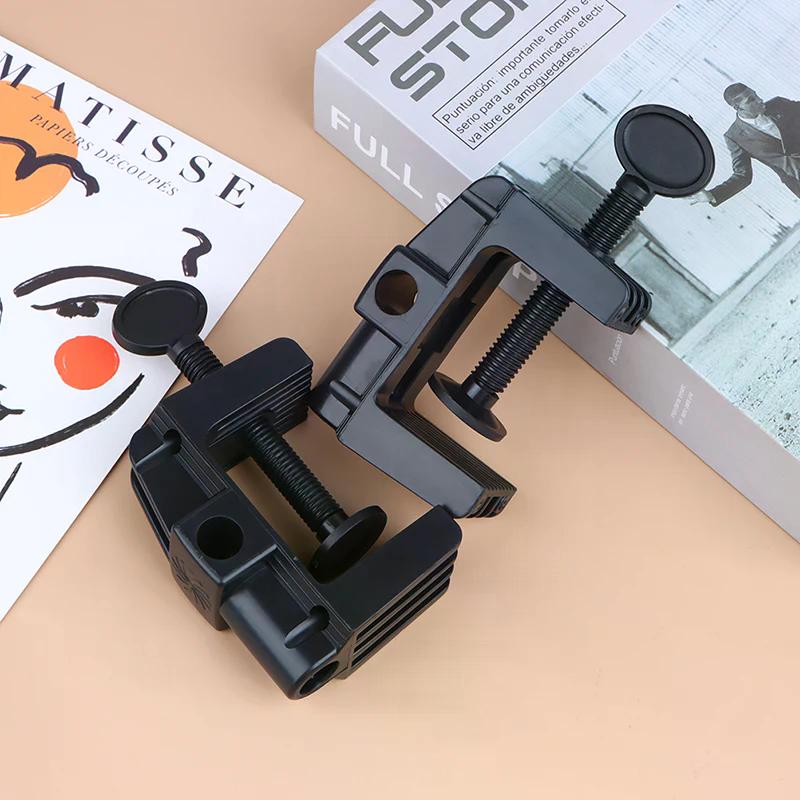Heiß 1 Stück Universelle Befestigungshalterung Tisch Schreibtischlampe Halter Klemme Schreibtischklemmen Für Arbeiten Langer Arm Halter Ständer Ersatzteil