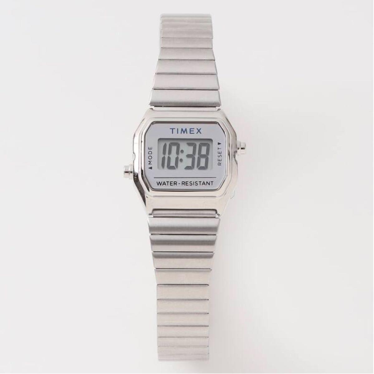 Used TIMEX Mini T80 Teeny Tiny 20mm Watch Silver