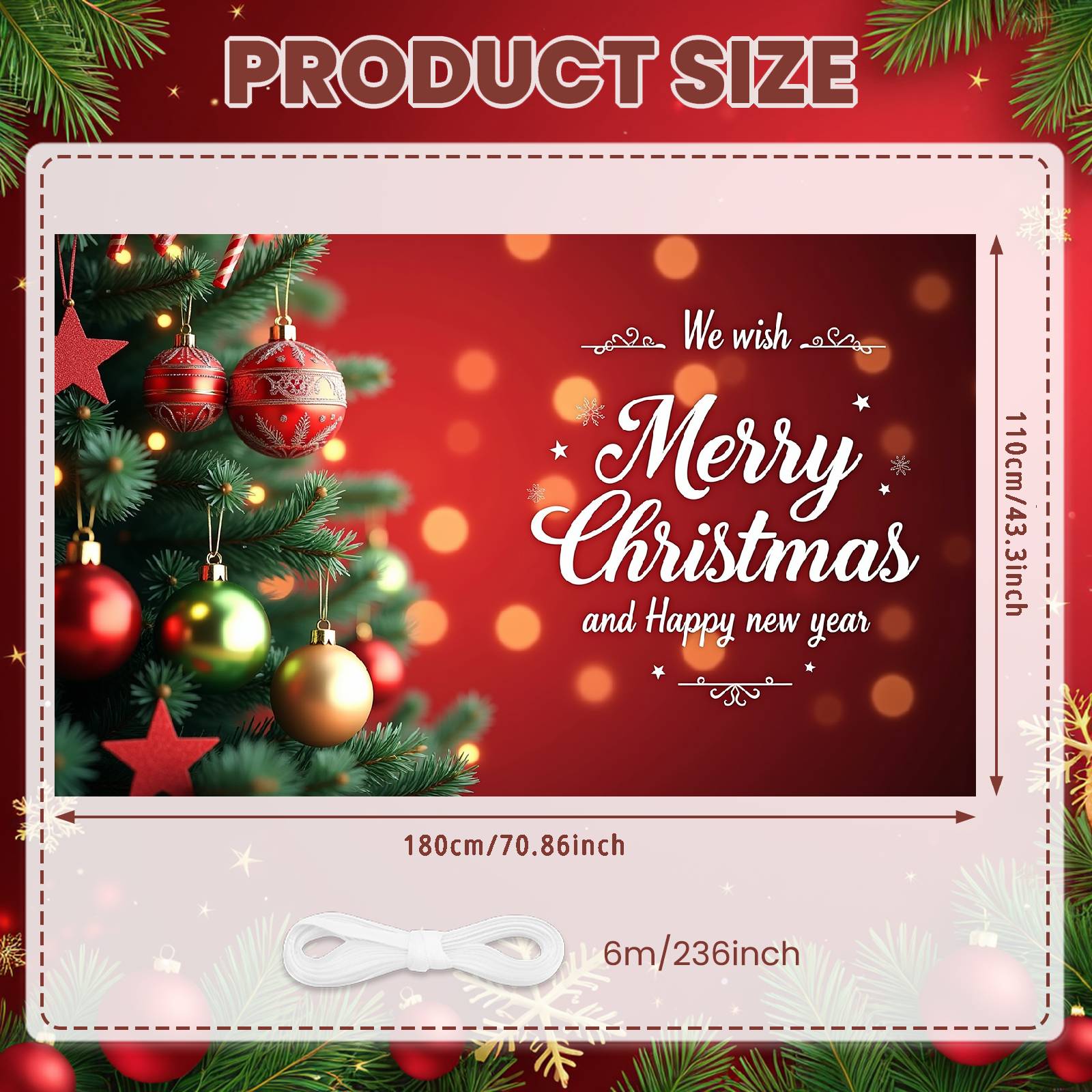 

Xmas Background Gold Green Decor New Year Celebration Background Holiday Banner Holiday Design Happy New Year Backdrop For New