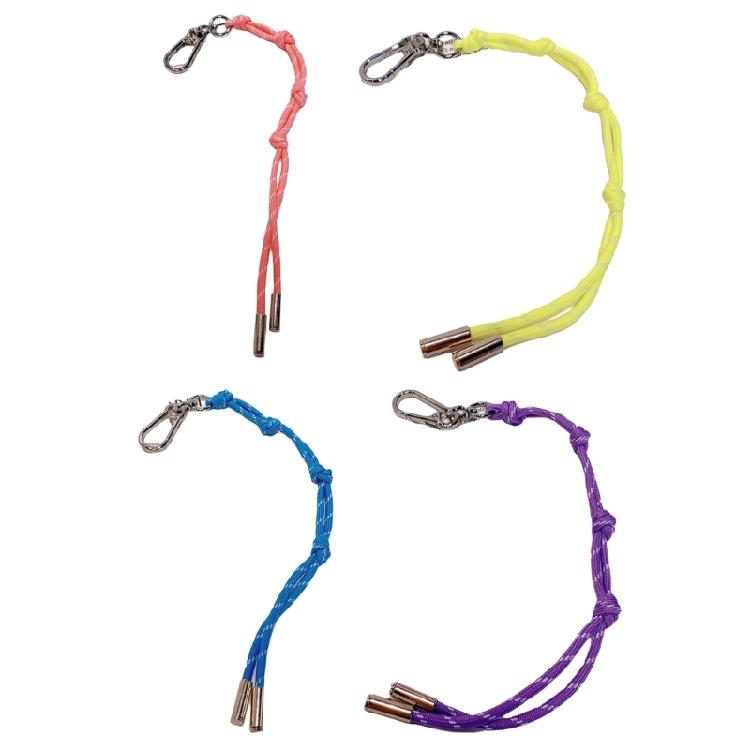 4Peices Multifunctional Keychain Pendant Fashionable Keyring Handmade Key Holder Rope Keychain Suitable for Backpack Bag