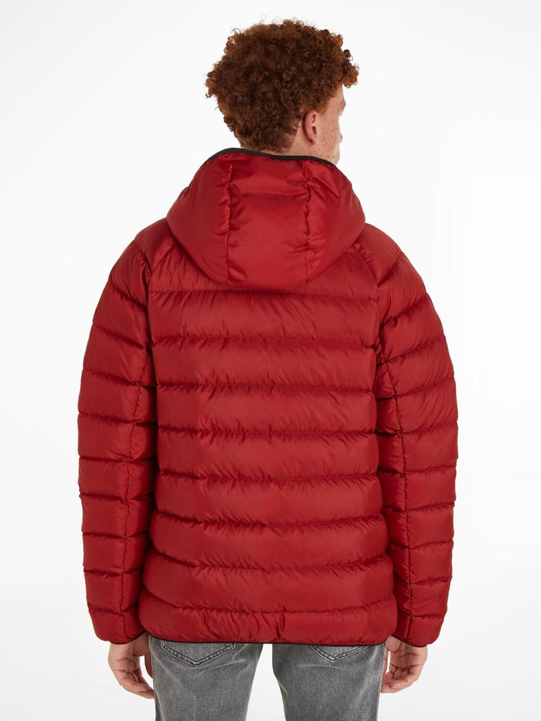 Winter Jacket Tommy Hilfiger TJM Hooded LT Down Jacket (DM0DM17882) Magma Red
