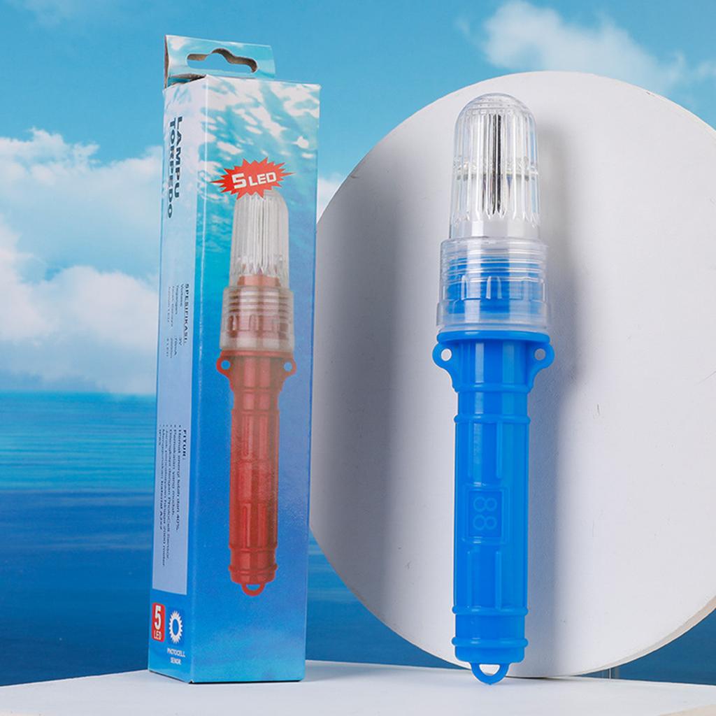 Marine LED Fishing Light High-Power Underwater Fish Lure Light for Small Boats & Kayaks