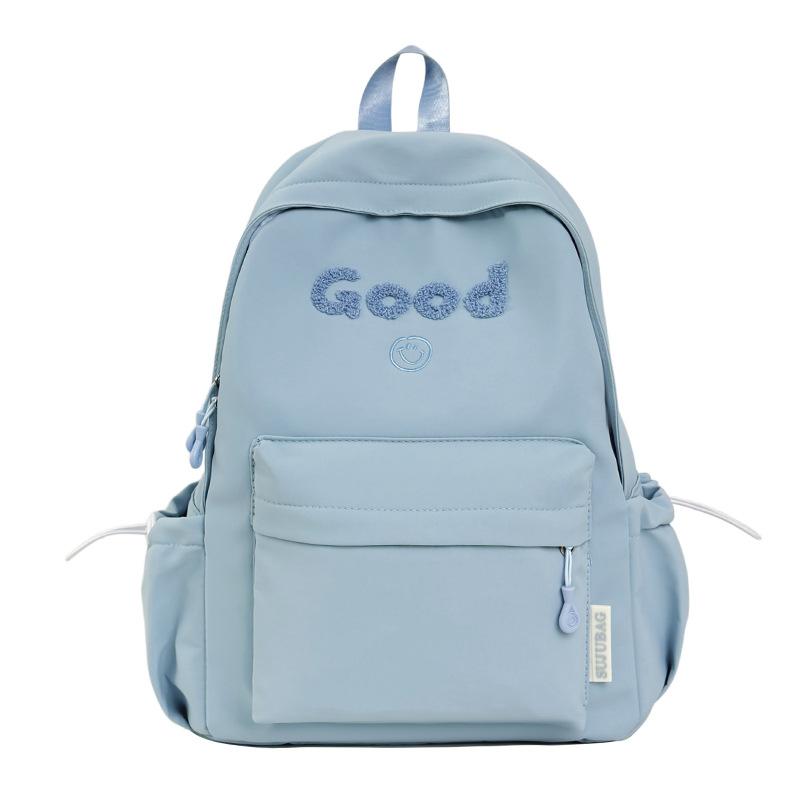 Schoolbag1011 Korean version of college style schoolbag student fashion large capacity travel backpack lightweight junior high school student
