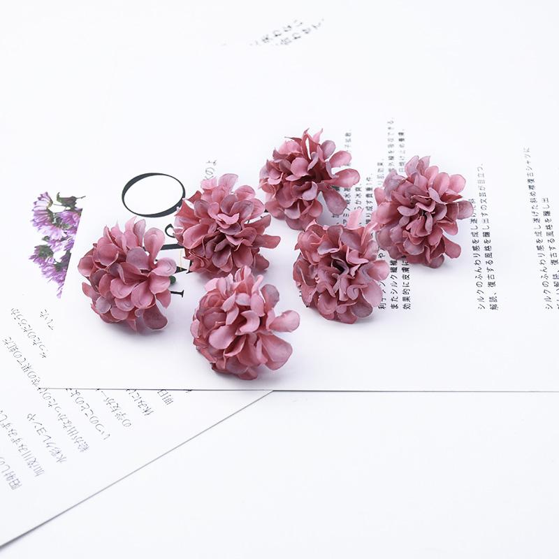 20 Bucăți Cap de Floare de Garoafă Falsă pentru Nuntă Crăciun Scrapbooking Decor Acasă Accesorii Nupțiale Lichidare Flori Artificiale