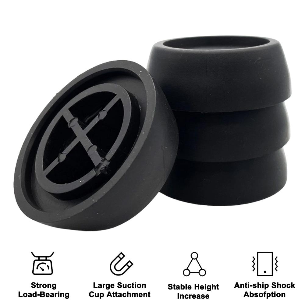 Rubber Feet Pads 4 PCS for Washing Machine Dryer Furniture Shock Absorbing Vibration Reduction Floor Protection