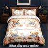 Teddy Bear Theme Custom Text Or Name 3Pcs Bedding Set,1 Flat Sheet & 2 Pillowcases Personalized Home Bedding