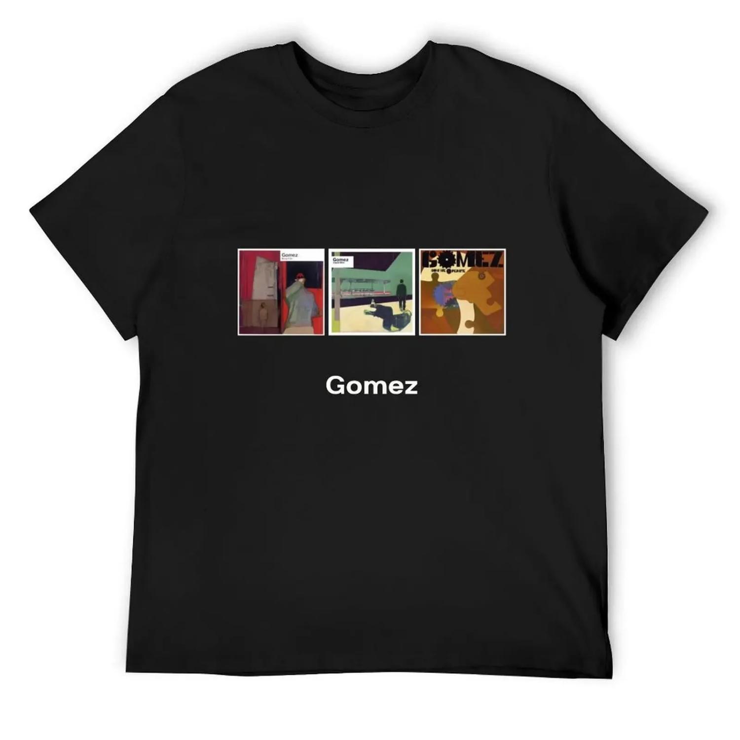 Gomez albums fan art T-Shirt tees plus sizes essential t shirt t shirts for men cotton S